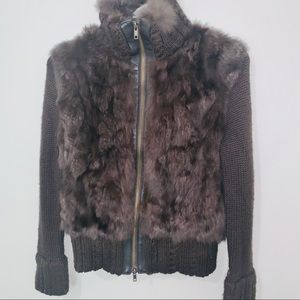 Vintage Rabbit Fur Coat. Fits an XS